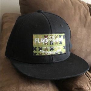 Flag Nor Fail flat bill cap.